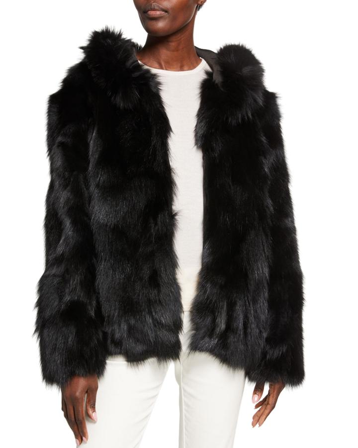 Fox Fur Hooded Parka