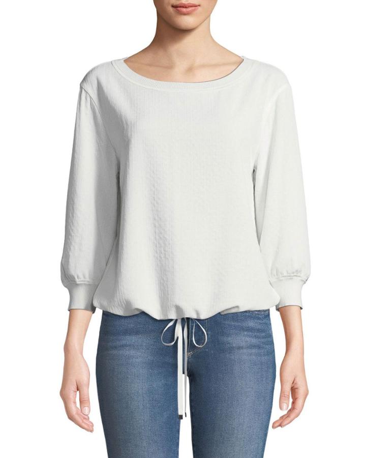 Nessa Tie-hem Chiffon Blouse