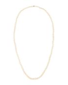 14k Freshwater White Pearl Necklace,