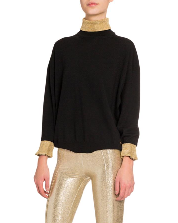 Shimmer Turtleneck
