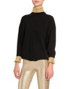 Shimmer Turtleneck
