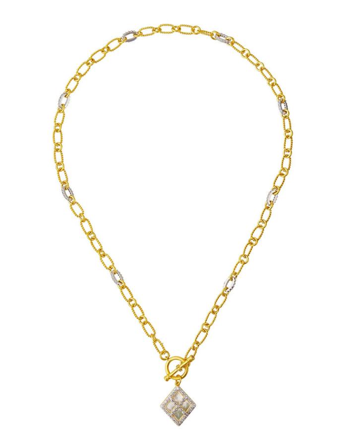 Cz Pendant Chain Necklace