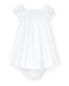 Seersucker Smocked Dress W/ Matching Bloomers, Size