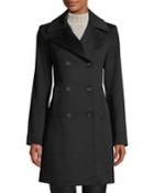 Oversized-collar Double-breasted Pea Coat