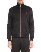 Men's 4g Logo Track Jacket With Velvet Piping