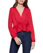 Twist-front Blouse