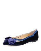 Apsley Mixed Fabric Mesh Flat, Blue