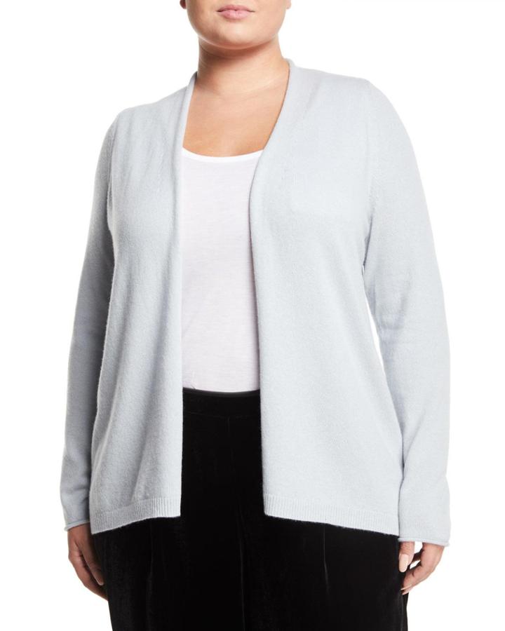 Cashmere Open Front Cardigan,