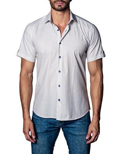 Striped Short-sleeve Sport