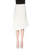 Fan-pleated Asymmetric