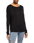 Strappy-back Long-sleeve Tee