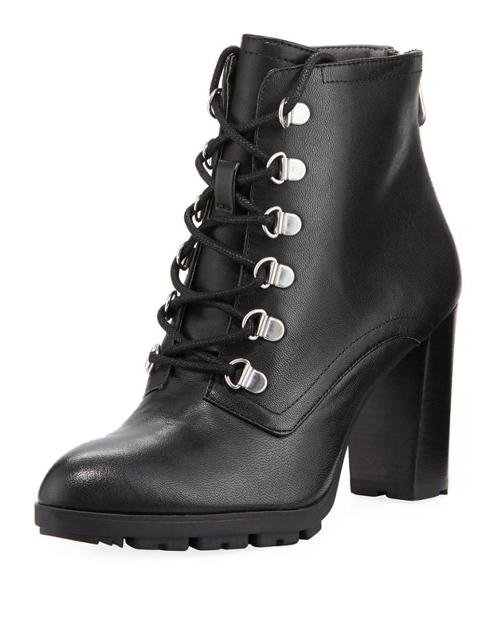 Thad Distressed Calf Leather Booties