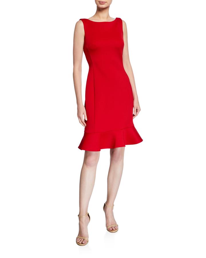 Stitched Ruffle Sleeveless