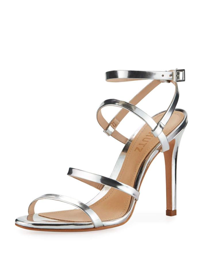 Ilara Strappy Metallic High-heel