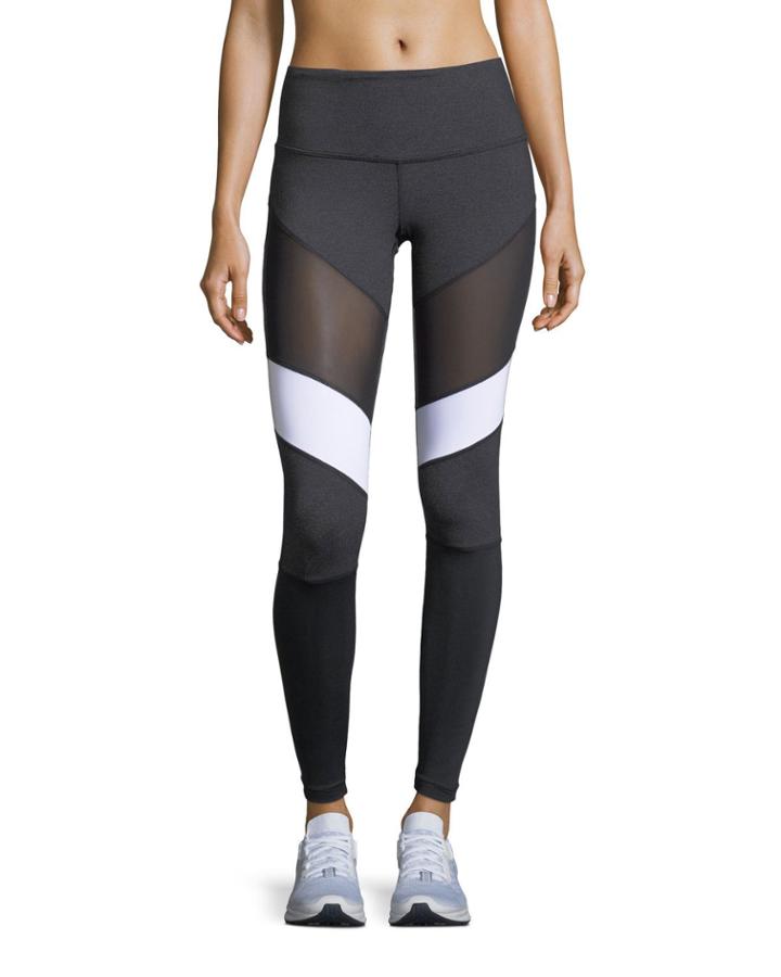 Adiago Mid-rise Mesh Paneled Performance