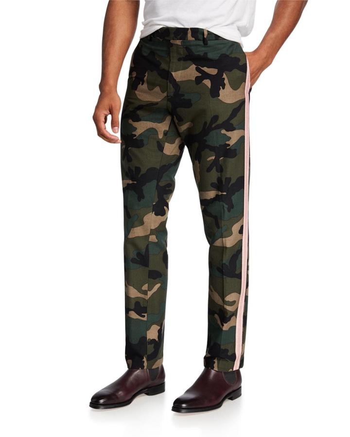 Men's Camo Side Tape Pants