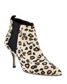 Dildi 70mm Leopard-print Fur Booties