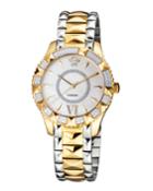Venice 39mm Geometric Watch W/ Bracelet Strap, Two-tone