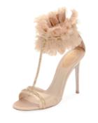 T-strap Sandal With Ankle Cuff