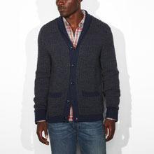 Sweater Cardigan - Dress Blues