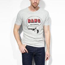 Bang Records Tee - Eco Heather