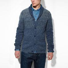 Sweater Cardigan - Dress Blues Ombre