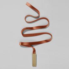 Metal Placket Belt - Brown
