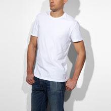 Two-pack Standard Fit Tees - White & White