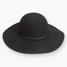 Large Brim Hat - Black