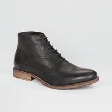 Vintage Lace Up Boots - Black