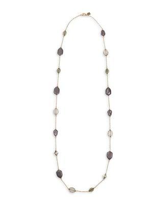 Laundry By Shelli Segal El Presidio Goldtone, Crystal & Acrylic Station Necklace