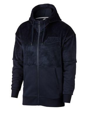 Nike Sportswear Chenille-panel Full-zip Hoodie