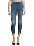 Design Lab Distressed Ankle Jeans