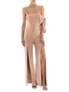 Misha Collection Linsey Strapless Split Jumpsuit