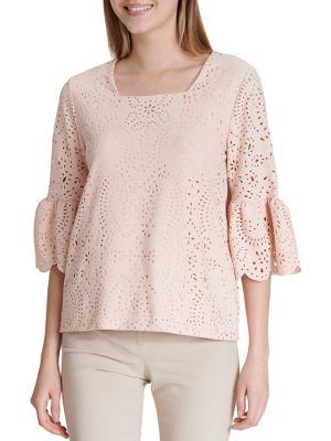 Calvin Klein Plus Laser Cut Top