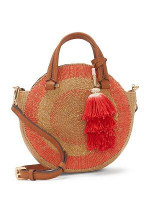 Vince Camuto Malko Leather Circle Crossody Bag