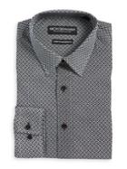 Nick Graham Floral Stretch Modern-fit Button-down Shirt