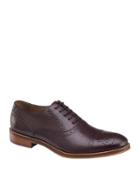Johnston & Murphy Conard Leather Lace-up Oxfords