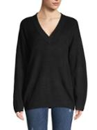 Vince Camuto Ribbed V-neck Sweater