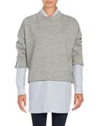 French Connection Cotton-blend Heather Pullover