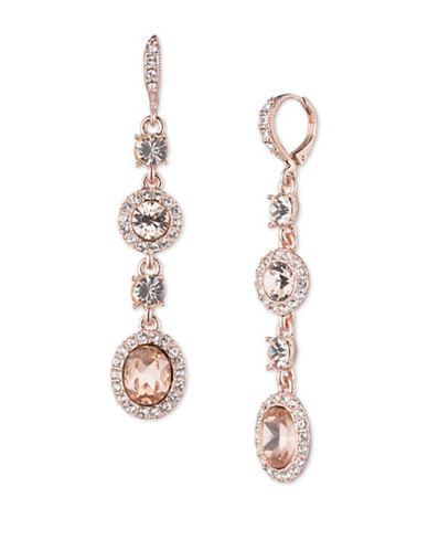 Givenchy Crystal Studded Drop Earrings