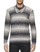 Calvin Klein Space Dye Cotton-blend Pullover