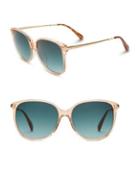 Toms 57mm Butterfly Sunglasses