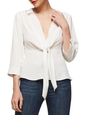 Miss Selfridge Tie-waist Shirt