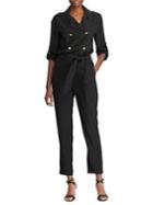 Lauren Ralph Lauren Double-breasted Trench Jumpsuit