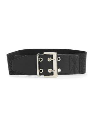 Steve Madden Snake Stretch Buckle Belt