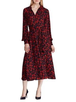 Lauren Ralph Lauren Printed Georgette Dress