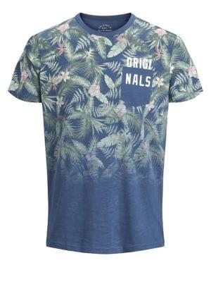 Jack & Jones Botanical-print Tee