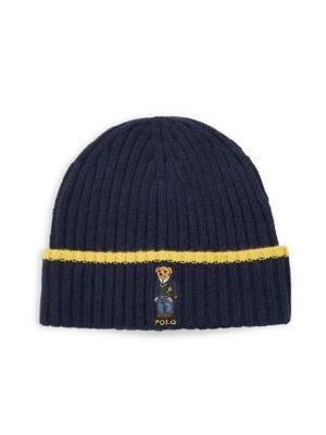 Polo Ralph Lauren Logo Ribbed Beanie
