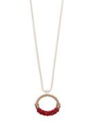 Kenneth Cole New York Red Items Crystal Pendant Necklace